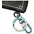 Portachiavi e portamonete Louis Vuitton Black Fragment Monogram Eclipse Floppy Disk - vista 6