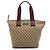 Gucci Beige GG Canvas Web Tote