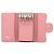 Chanel Pink CC gesteppter Lammleder Kartenetui mit Klappe - Ansicht 4