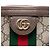 Borsa Satchel Gucci Beige Medium GG Supreme Ophidia Web - vista 5