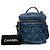 Vanity Necessaire Chanel Blue Quilted Denim Trip con catena - vista 7