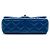 Chanel Blue Small Quilted Patent Coco Shine Flap - vista 3
