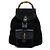 Gucci Black Suede Bamboo Drawstring Backpack