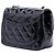 Chanel Black Mini Square Classic Patent Single Flap - vista 2