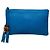 Bamboo Clutch Gucci in pelle di vitello blu con bambù