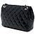 Chanel Black Medium Quilted Patent Coco Shine Flap - vista 2