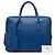 Borsa Business Prada Blue Saffiano - vista 7
