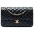 Chanel Black Medium Classic Lambskin Double Flap