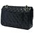 Chanel Black Medium Classic Lambskin Double Flap - vista 2