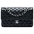 Chanel Black Medium Classic Caviar Double Flap