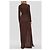 Dsquared2 Braunes Maxikleid mit Gürtel - Ansicht 4