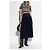 Gonna midi Vika Ulla Johnson blu navy cotone - vista 2