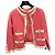 Chanel Kaschmir Twinset in Rosa und Creme