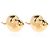 Versace Orecchini a clip Shell Motif oro