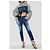 Vaqueros skinny Cool Girl Dsquared2 azul marino algodón - vista 2
