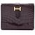 Béarn Hermès Cartera Hermes Bearn Compact de Alligator