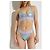 Diesel Bikini-Oberteil hellblau schimmernd - Ansicht 2