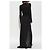 Vestido maxi negro con cinturón Dsquared2 - vista 4