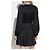 Ulla Johnson Malia Kleid Schwarz Satin Mini - Ansicht 4