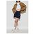 T-shirt cropped bianca con logo Dsquared2 in cotone - vista 2