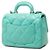 Borsa a tracolla Chanel Coco Mark Matelasse con manico superiore e catena in vitello - vista 2
