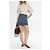Falda mini de denim azul Ulla Johnson - vista 2