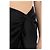 Stella Mc Cartney Falda Tie Stella McCartney Negra Corte Lápiz Midi - vista 5