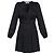 Vestido Malia negro de satén Ulla Johnson