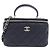 Chanel Borsa a tracolla in agnello nero AP2199