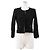 Giacca senza collo in seta e nylon Chanel
