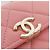 Chanel AP2845 Borsa a tracolla rosa in pelle d'agnello - vista 5