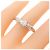 Cartier C Setting Au750 Diamantring Größe 17 - Ansicht 5