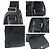 Borsa a tracolla in nylon Prada Tessuto con placca logo triangolare - vista 5