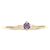 Autre Marque Crocce K10 Gelbgold Amethyst Ring - Ansicht 2