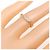 Autre Marque Anello in oro rosa K10 con diamante 4C - vista 5