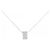 Autre Marque Collana in oro bianco Au750 e diamanti