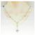 Autre Marque Collana in oro bianco Au750 con perla nera e perla Akoya - vista 5