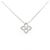 Autre Marque Collana Fiore di Diamanti Au750
