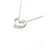Autre Marque Collana Cuore in Diamanti e Oro Bianco K10 - vista 3