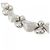 Autre Marque Nanis 750 White Gold Diamond Necklace - view 3