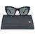 Chanel Gafas de sol negras Square Heart CC Logo