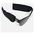 Chanel Gafas de sol negras Square Heart CC Logo - vista 3