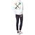 Off White Fleece-Sweatshirt mit Pinselmalerei - Ansicht 14