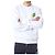 Off White Fleece-Sweatshirt mit Pinselmalerei - Ansicht 6