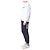 Off White Fleece-Sweatshirt mit Pinselmalerei - Ansicht 7