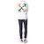 Off White Fleece-Sweatshirt mit Pinselmalerei - Ansicht 9