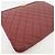 Chanel Clutch Boy New Medium in pelle di agnello bordeaux e oro - vista 4
