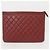 Chanel Clutch Boy New Medium in pelle di agnello bordeaux e oro - vista 5