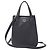 Salvatore Ferragamo Mini Top Handle in vitello nero Gancini
