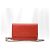 Wallet On Chain Chanel Borsa a tracolla WOC Signature in caviale rosso e argento